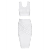 O-Neck Bandage Dress