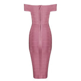 Off Shoulder Bandage Dress