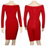 Sexy Long Sleeve Bandage Dress