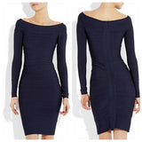 Sexy Long Sleeve Bandage Dress