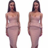 Two Piece Bandage Dress